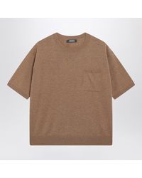 Max Mara - Aurelia Camel-Colored Wool Sweater - Lyst