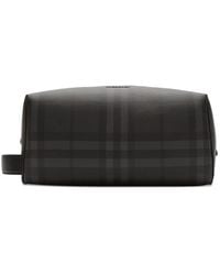 Burberry - City Check Travel Pouch - Lyst