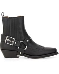 Ganni - Western Fitted Chelsea Boots Women - Lyst