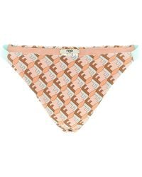 Fendi - 'Ff Waves' Bikini Briefs - Lyst