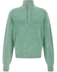 Entire studios - Buttoned Turtleneck Sweatshirt - Lyst