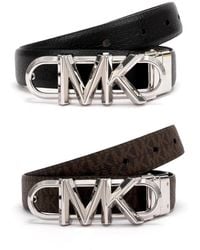 Michael Kors - Reversible Monogram Belt - Lyst