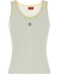 KENZO - Logo Round Neck Top - Lyst