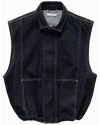 1989 STUDIO - Denim Vest Dark - Lyst