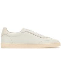 Brunello Cucinelli - Leather Sneaker - Lyst