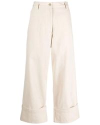 Moncler - Wide Leg Trousers For - Lyst