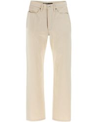Jil Sander - High-Waisted Japanese Raw Denim Jeans - Lyst