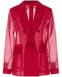 Max Mara - Silk Blazer Clothing - Lyst