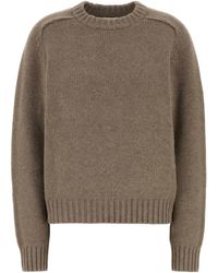 KHAITE - Mud Cashmere Mae Sweater - Lyst