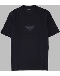 Emporio Armani - Logo Graphic Crewneck T-Shirt - Lyst