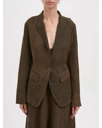 Uma Wang - Kylie Linen And Viscose Jacket - Lyst