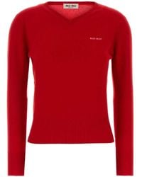 Miu Miu - Cashmere Sweater - Lyst