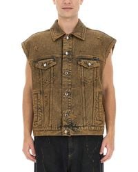 Dolce & Gabbana - Dolce & Gabbana Denim Vest - Lyst