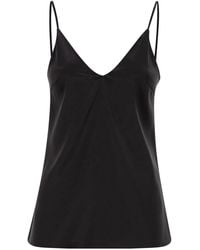 Brunello Cucinelli - Stretch Silk Satin Top - Lyst
