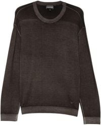 Emporio Armani - Virgin Wool Pullover - Lyst