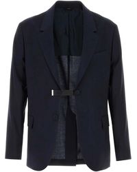 Fendi - Dark Wool Jacket - Lyst