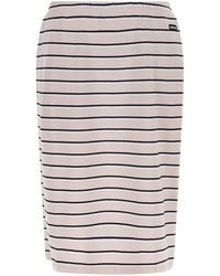 ROTATE BIRGER CHRISTENSEN - 'Jersey Midi' Skirt - Lyst