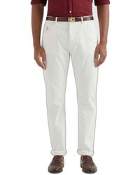 Brunello Cucinelli - Garment-Dyed Comfort Denim Pants - Lyst