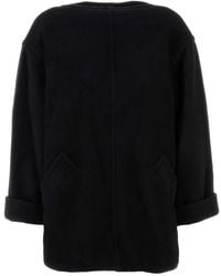 MM6 by Maison Margiela - Wool Blend Oversize Sweater - Lyst