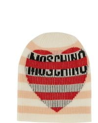 Moschino - Wool Cap With Logo - Lyst
