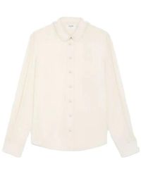 Celine - Crêpe-Silk Shirt - Lyst