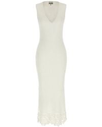 Ganni - Organic Cotton Long Dress - Lyst