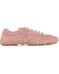 Prada - Suede And Re-Nylon Montecarlo Re-Edition 2005 Sneakers - Lyst