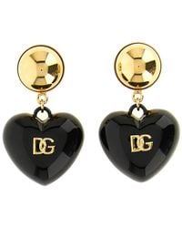 Dolce & Gabbana - Dolce & Gabbana Dg Heart Earrings - Lyst