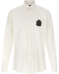 Dolce & Gabbana - Dolce & Gabbana Coat Of Arms Shirt - Lyst