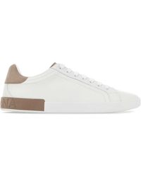 Dolce & Gabbana - Nappa Leather & Nubuck Sneakers - Lyst