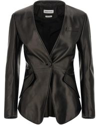 McQueen - Nappa Blazer - Lyst