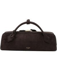 Alaïa - Alaia Le Teckel Suede Top-Handle Tote Bag - Lyst