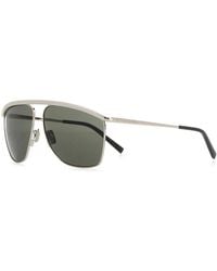 Saint Laurent - Metal Sl 820 Sunglasses - Lyst