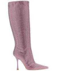Liu Jo - High Boots With Rhinestones - Lyst