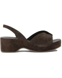 Roberto Del Carlo - Calf Leather Rubber Sandals - Lyst
