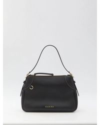 Gucci - Gg Emblem Leather Shoulder Bag - Lyst