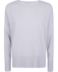 Rossopuro - Long Sleeved Boat Neckline Over Sweater - Lyst