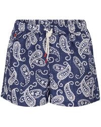 Kiton - Short Patterned Swim Boxers - Lyst