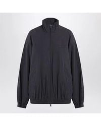 Balenciaga - Oversized Dark Tracksuit Jacket - Lyst