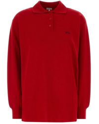 Loewe - Stretch Cashmere Blend Polo Shirt - Lyst