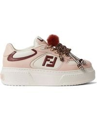 Fendi - Match Low-Top Platform Sneakers - Lyst