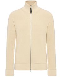 Maison Margiela - Wool Cotton Ribbed-Knit Camionneur Sweatshirt - Lyst