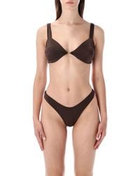 MATINEÉ - Jane Glossy Lycra Bikini - Lyst