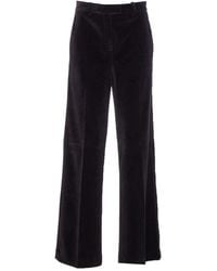 Circolo 1901 - Cotton Wide-Leg Trousers - Lyst