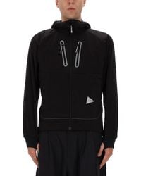and wander - Nylon Sports Jacket - Lyst