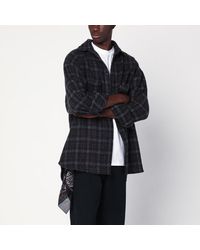 Destin - Plaid Wool Shirt Jacket - Lyst