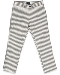 Fay - Striped Pants - Lyst
