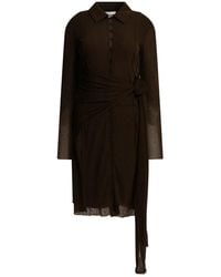 Ganni - Short Chemise Dress - Lyst