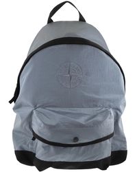 Stone Island - Backpack With Pockets And Padded Shoulder Straps - Lyst