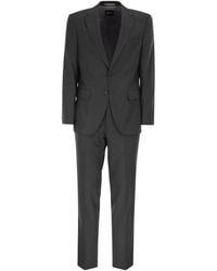 BOSS - Stretch Virgin Wool Blend Suit - Lyst
